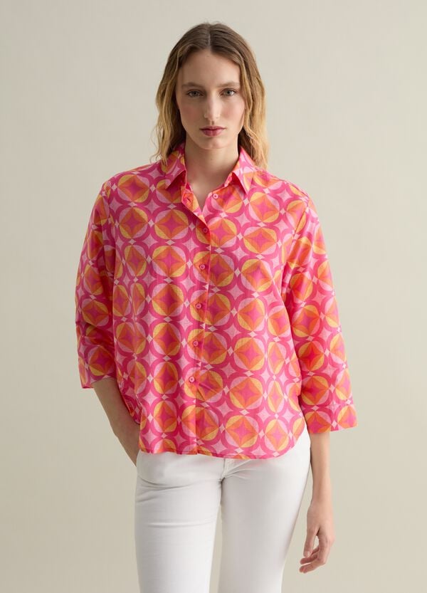 Ovs Camicia In Fantasia Optical