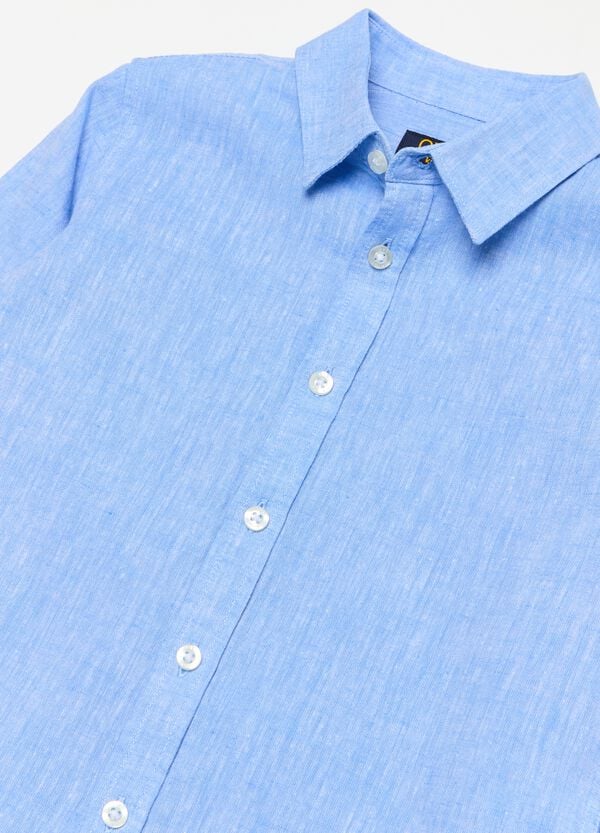 Ovs Camicia In Lino E Cotone