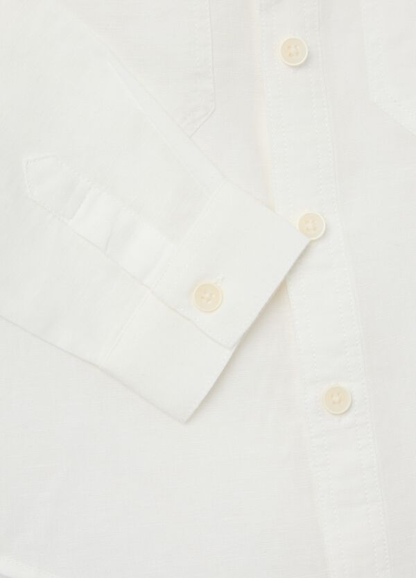 Ovs Camicia In Lino E Cotone