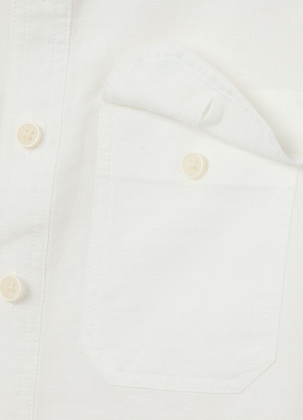 Ovs Camicia In Lino E Cotone