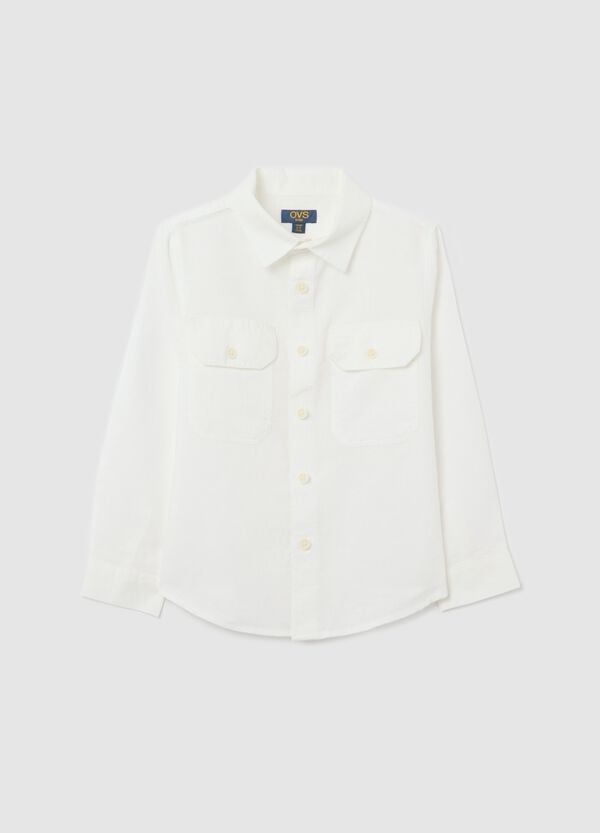 Ovs Camicia in lino e cotone