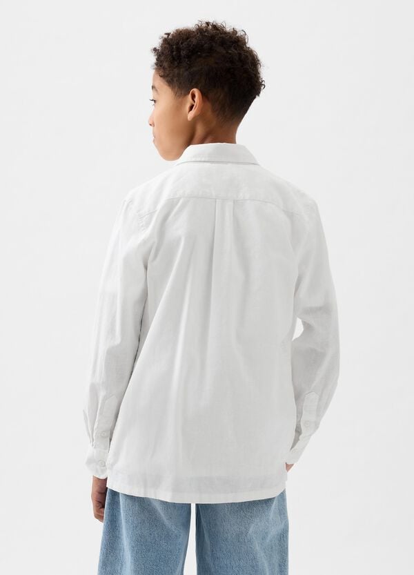 Ovs Camicia In Lino E Cotone
