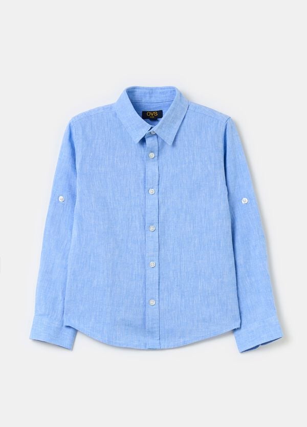 Ovs Camicia in lino e cotone