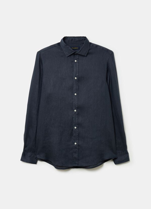 Ovs Camicia In Lino Tinta Unita