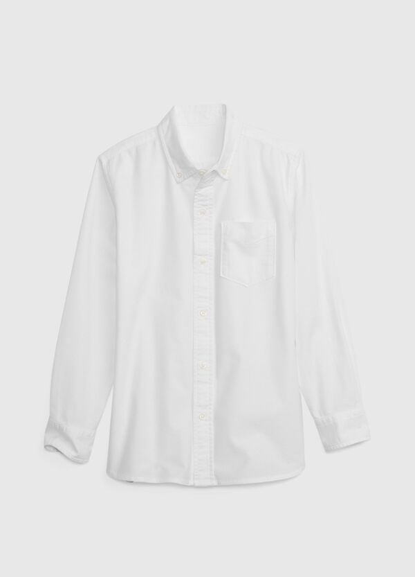 Ovs Camicia In Oxford Con Taschino