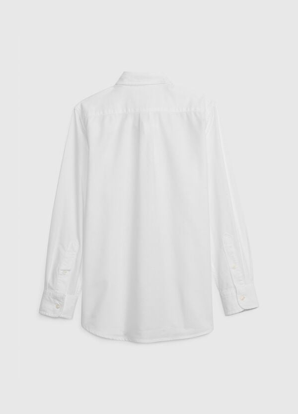 Ovs Camicia In Oxford Con Taschino