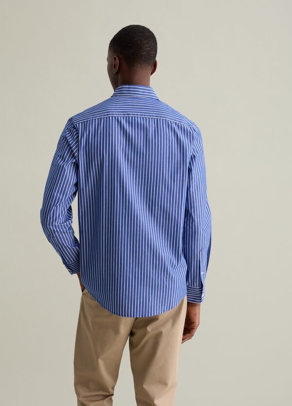 Ovs Camicia In Popeline A Righe