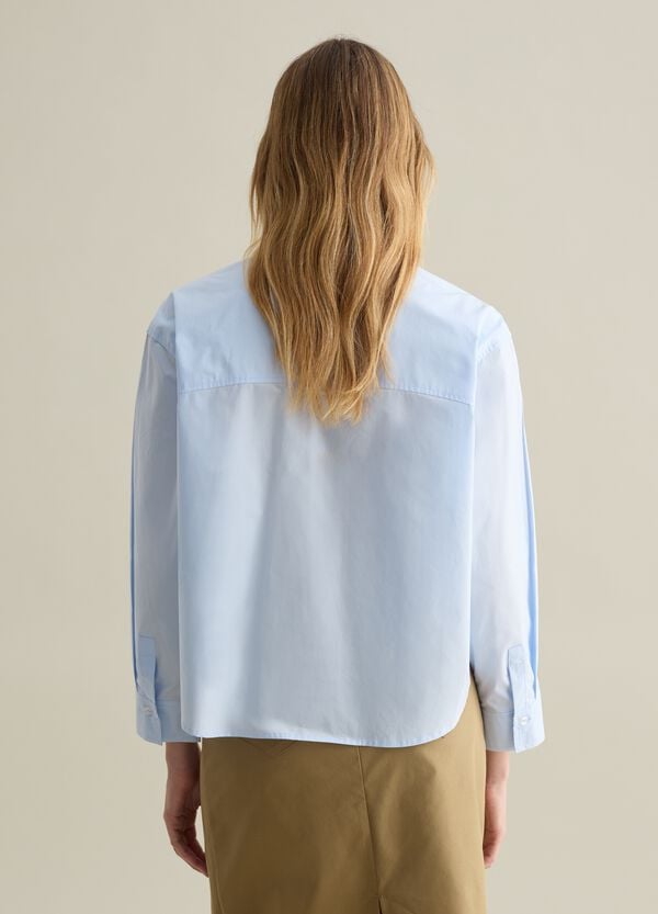 Ovs Camicia In Popeline Con Tasche