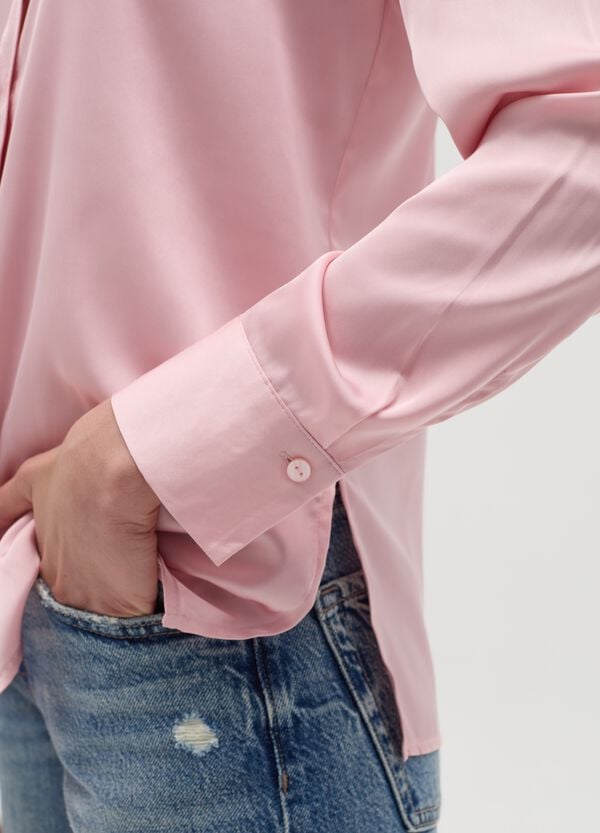 Ovs Camicia In Satin Con Spacchetti