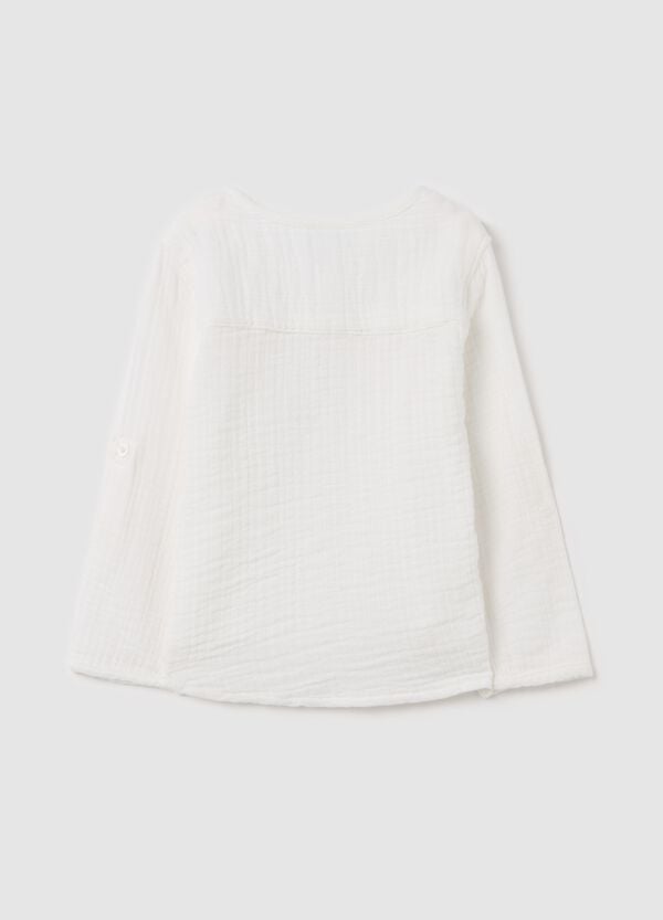 Ovs Camicia In Tessuto Goffrato