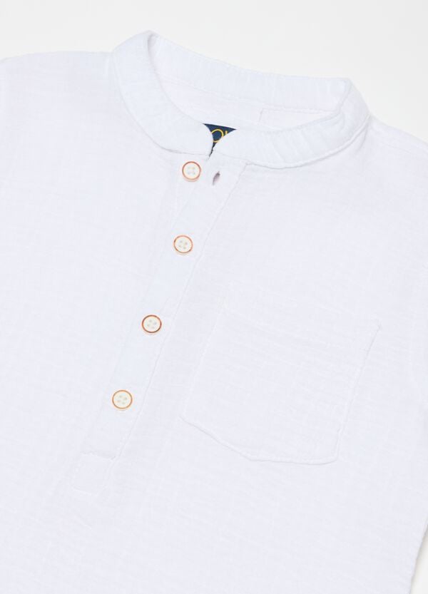 Ovs Camicia In Tessuto Goffrato