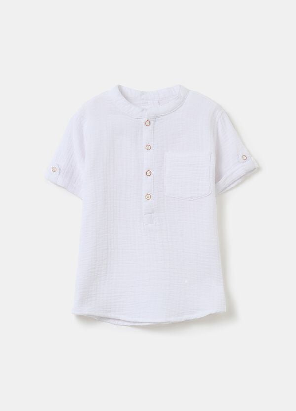 Ovs Camicia in tessuto goffrato