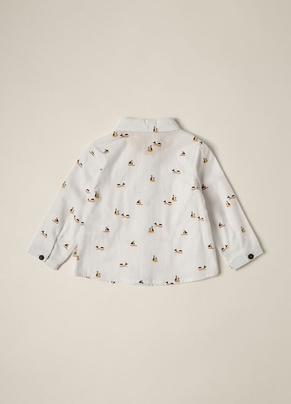 Ovs Camicia In Twill Di Puro Cotone IANA Neonato