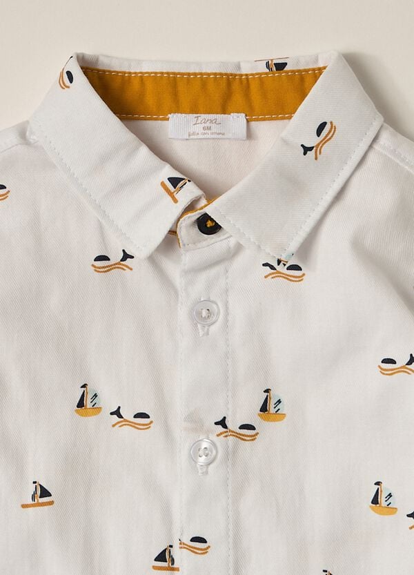 Ovs Camicia In Twill Di Puro Cotone IANA Neonato