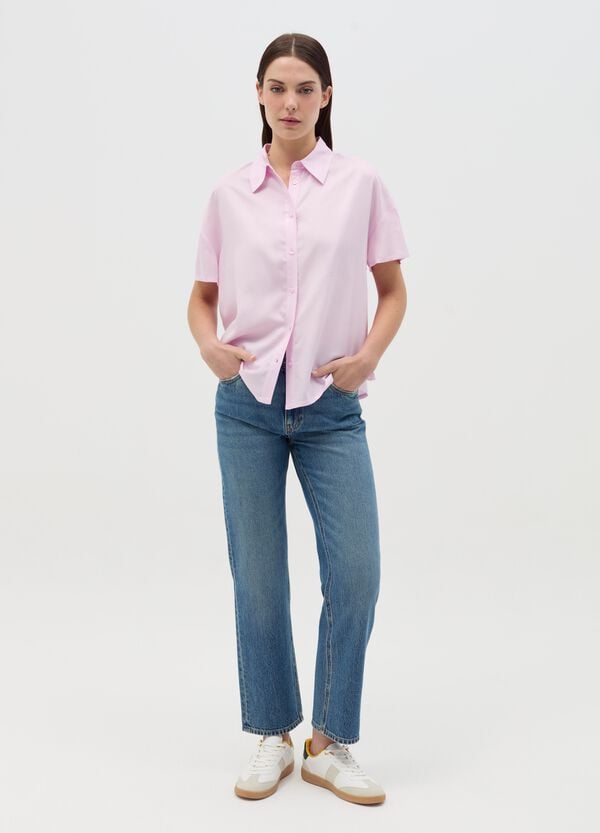 Ovs Camicia in viscosa a maniche corte