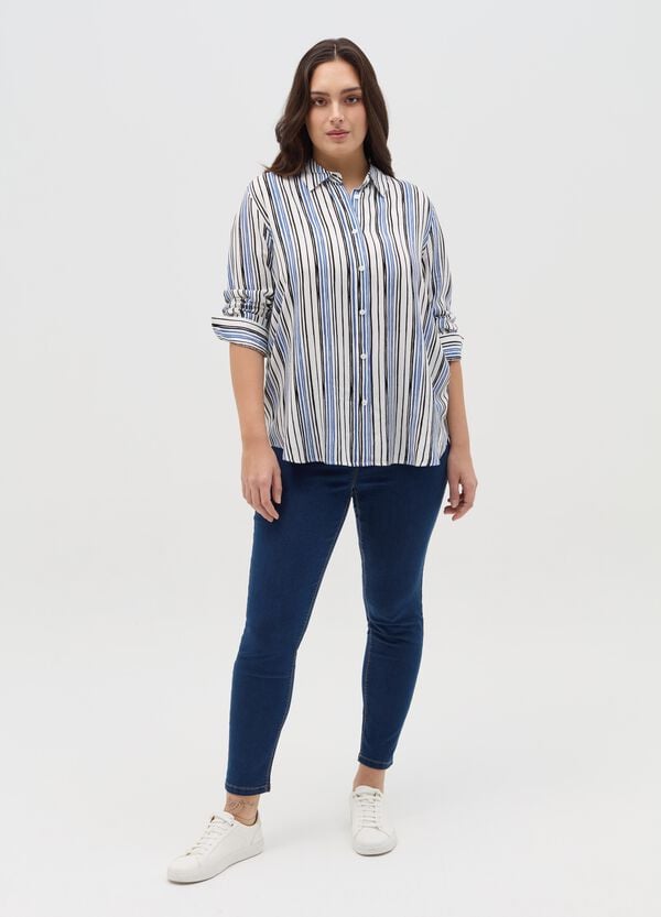 Ovs Camicia In Viscosa Curvy