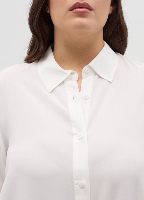 Ovs Camicia In Viscosa Curvy