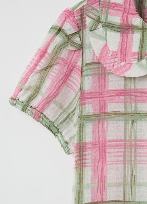 Ovs Camicia Maniche Corte Fantasia Check