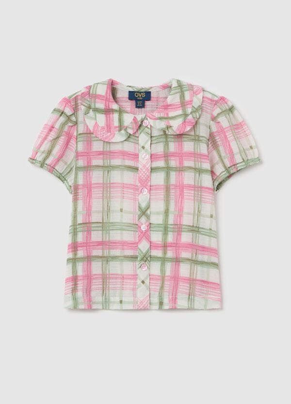 Ovs Camicia maniche corte fantasia check