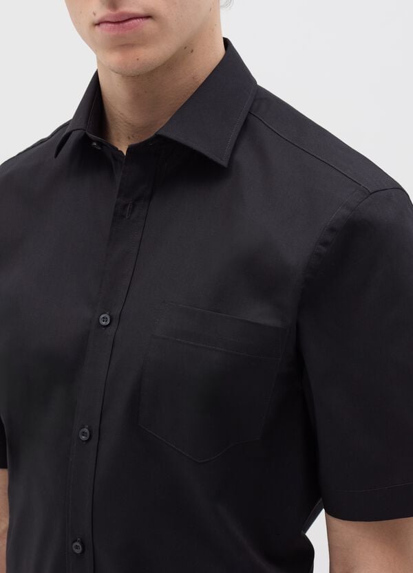 Ovs Camicia Maniche Corte Regular Fit Easy Iron