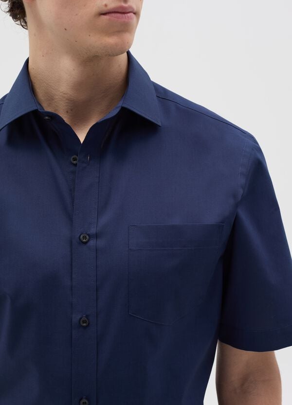 Ovs Camicia Maniche Corte Regular Fit Easy Iron