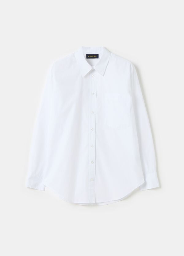 Ovs Camicia Oversize In Cotone Con Tasca