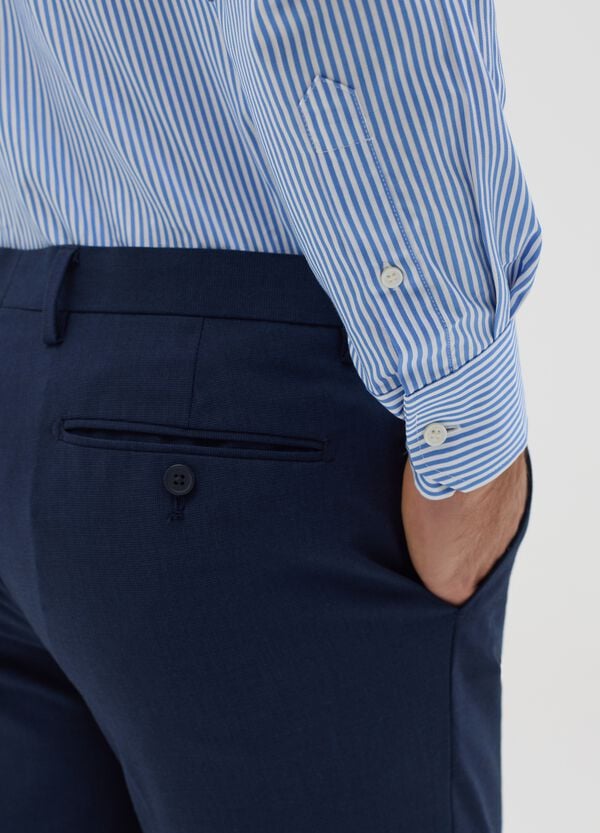 Ovs Camicia Regular Fit A Righe Easy Iron