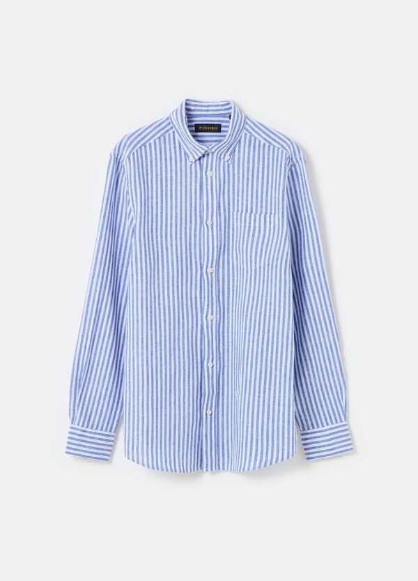Ovs Camicia Regular Fit Button-down A Righe