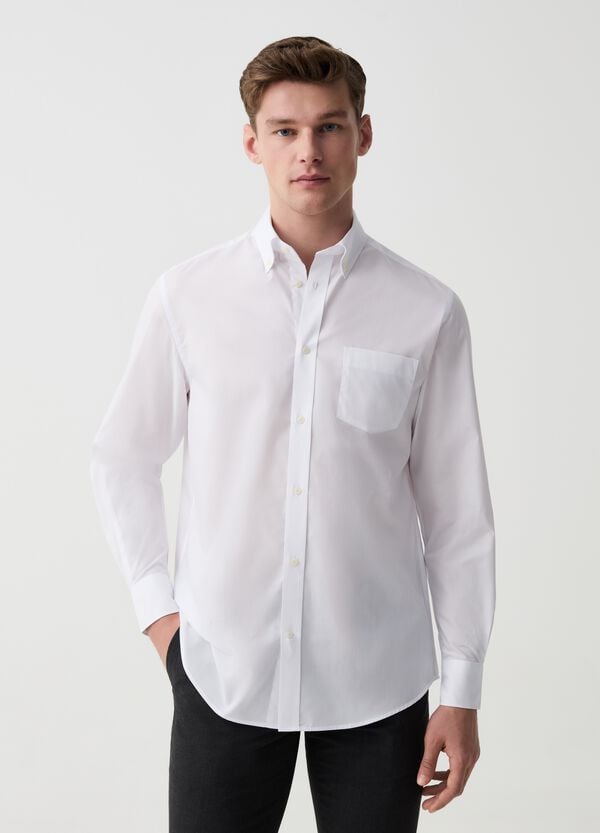 Ovs Camicia Regular Fit Button-down Con Tasca
