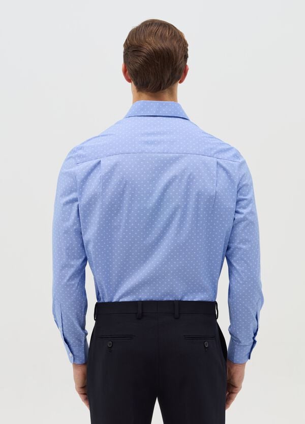 Ovs Camicia Regular Fit Con Micro Fantasia