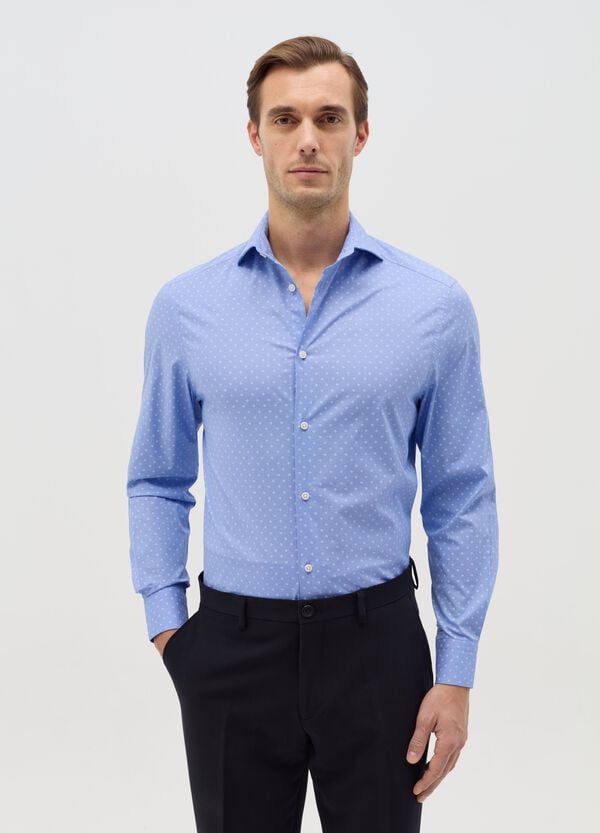 Ovs Camicia regular fit con micro fantasia