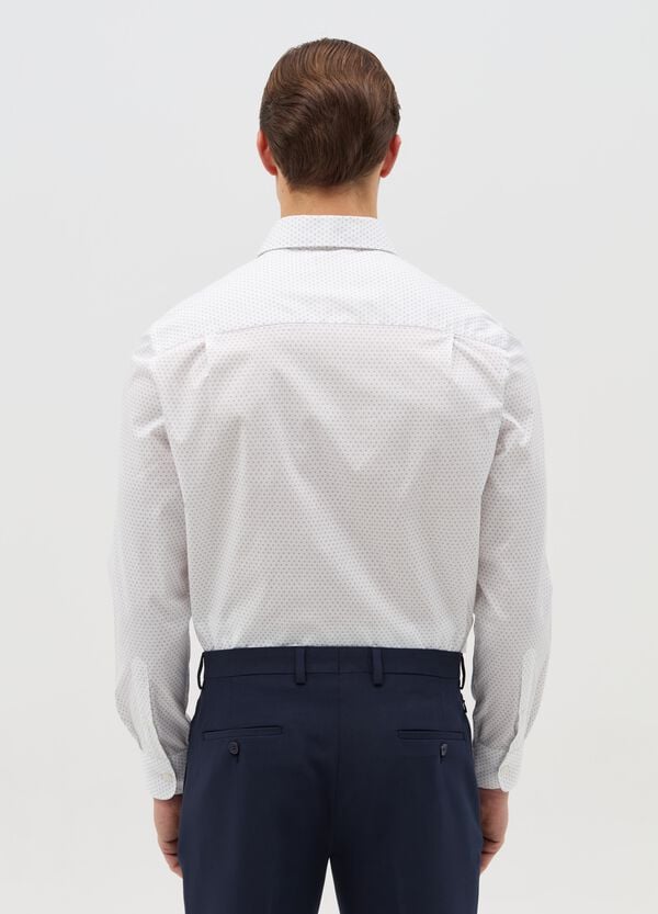 Ovs Camicia Regular Fit Con Micro Stampa