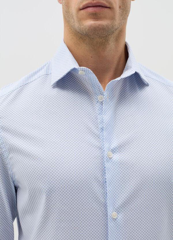 Ovs Camicia Regular Fit Con Micro Stampa