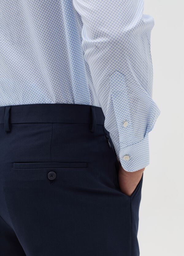 Ovs Camicia Regular Fit Con Micro Stampa