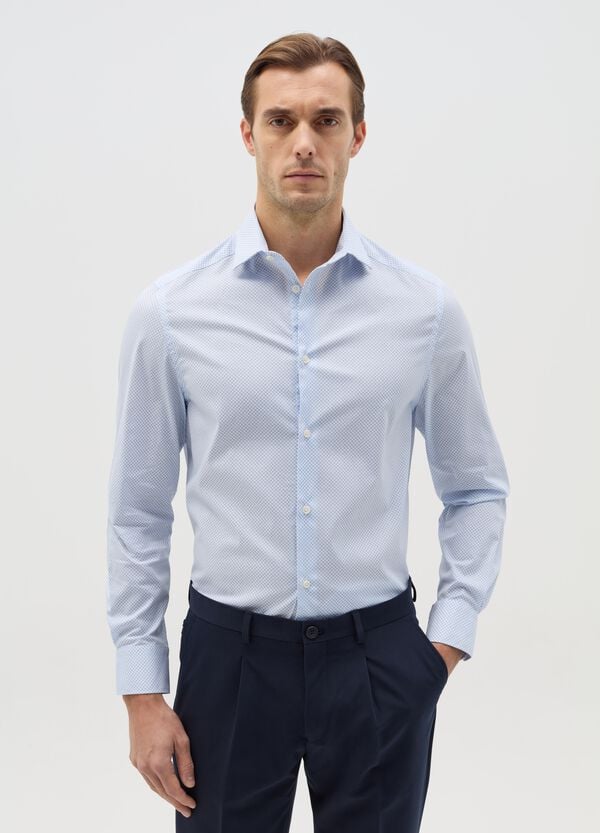 Ovs Camicia regular fit con micro stampa