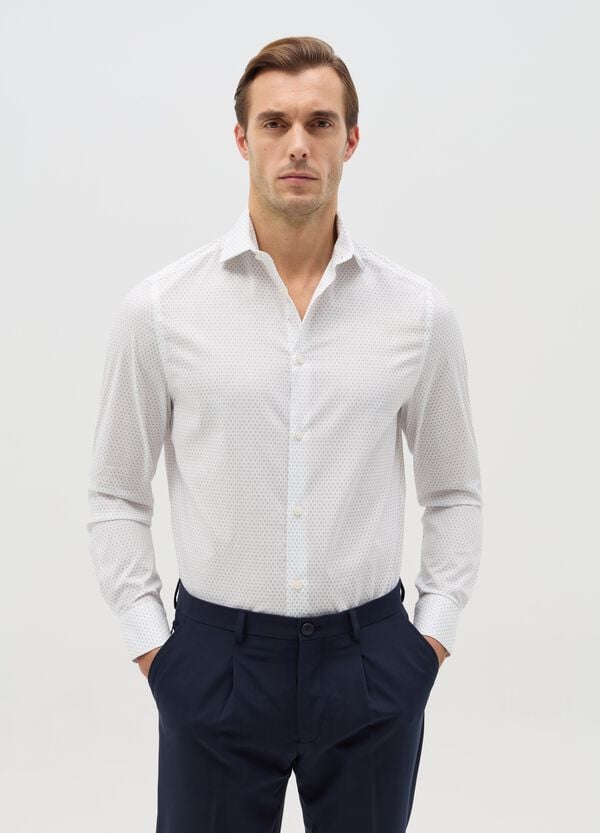 Ovs Camicia regular fit con micro stampa