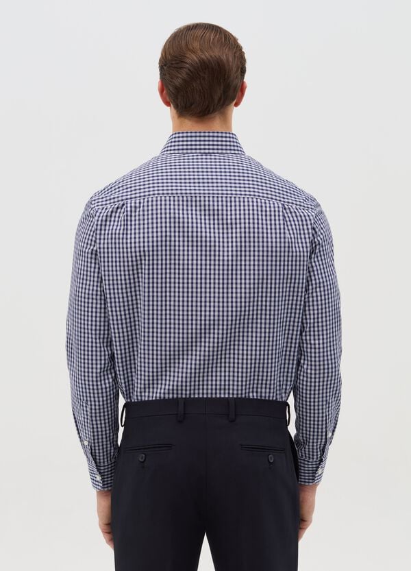 Ovs Camicia Regular Fit Easy Iron A Quadri