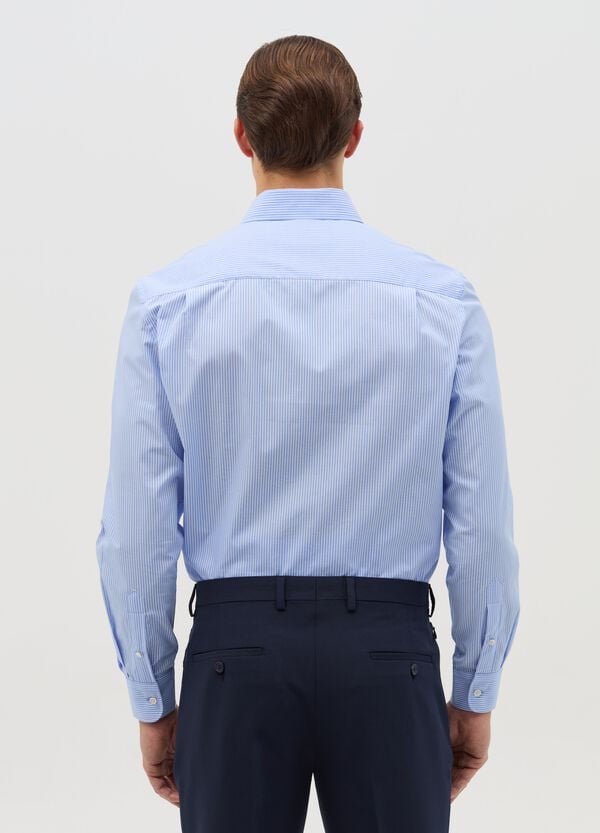 Ovs Camicia Regular Fit Easy Iron A Righe Sottili