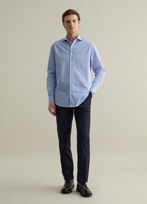 Ovs Camicia Regular Fit Easy Iron A Righe Sottili