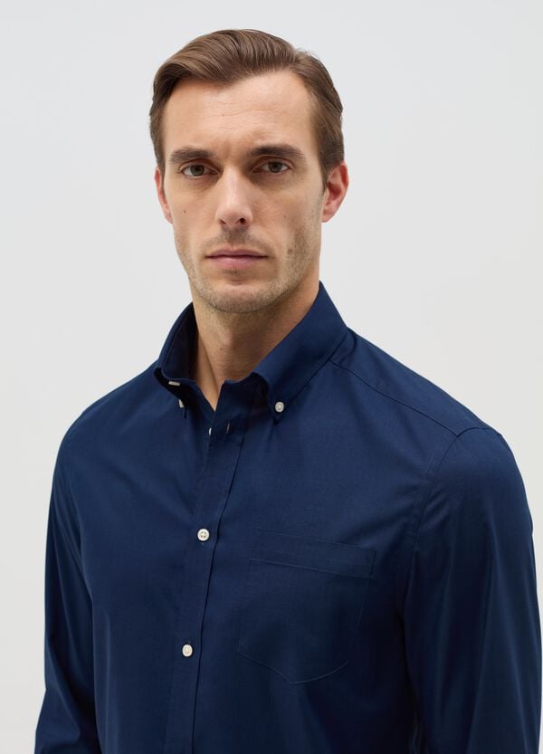 Ovs Camicia Regular Fit Easy Iron Button-down