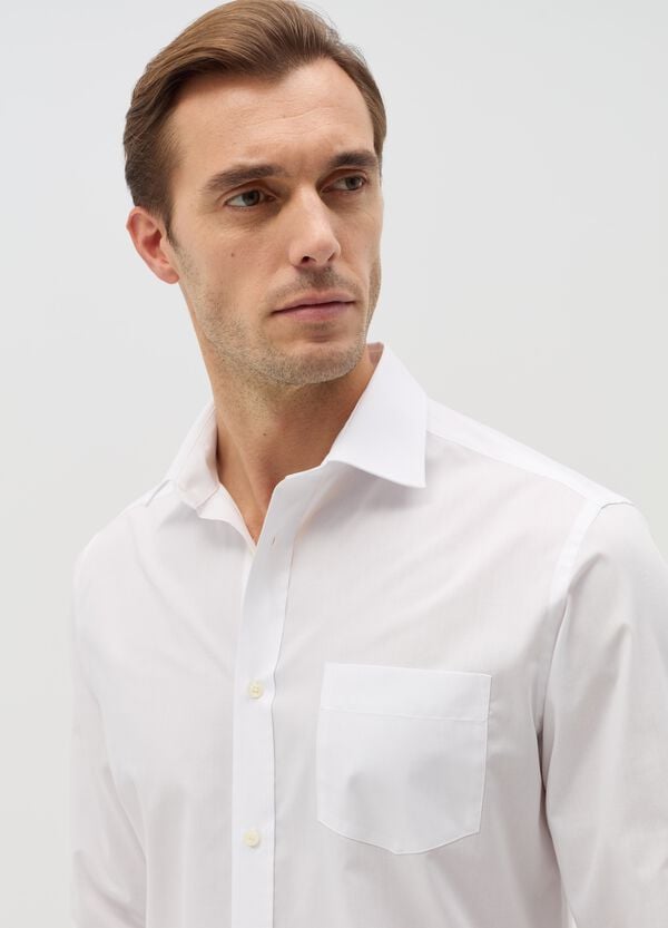 Ovs Camicia Regular Fit Easy Iron Con Tasca