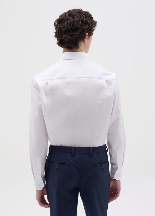 Ovs Camicia Regular Fit Easy Iron Tinta Unita