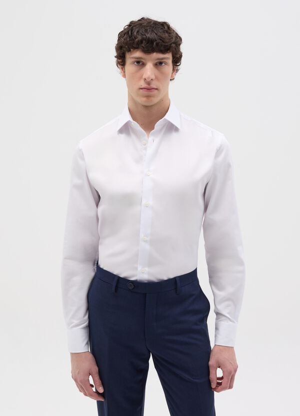 Ovs Camicia regular fit easy iron tinta unita