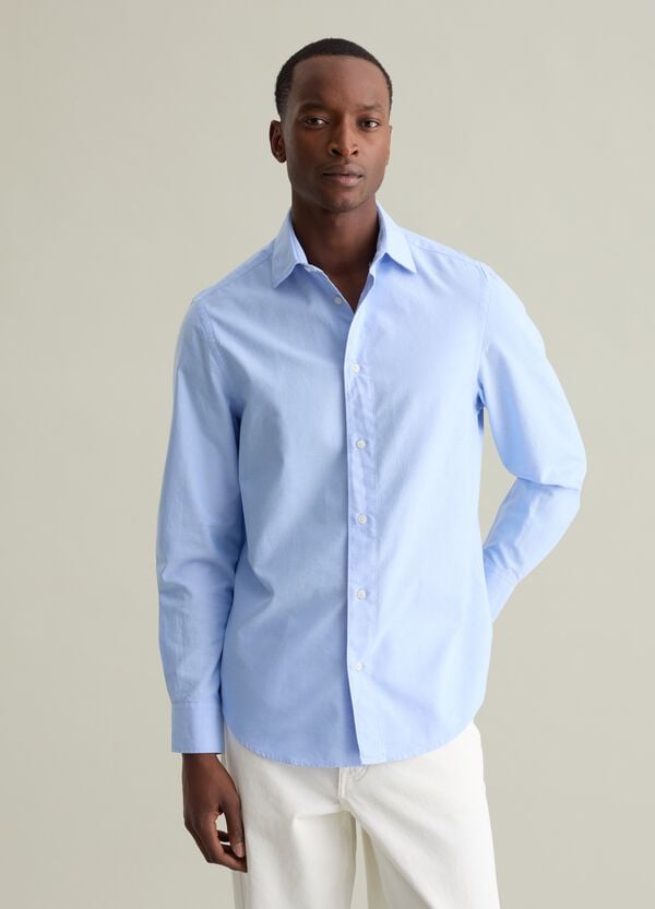Ovs Camicia Regular Fit In Cotone Oxford