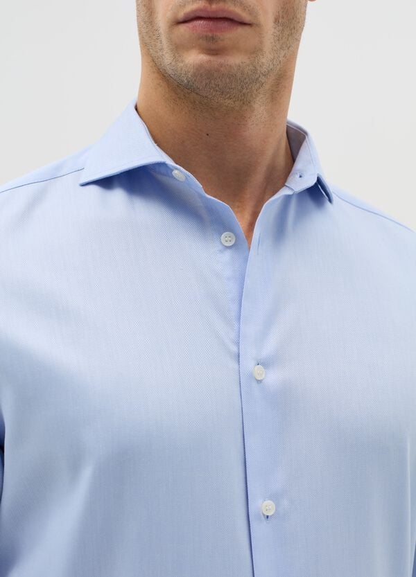 Ovs Camicia Regular Fit In Cotone Oxford Easy Iron
