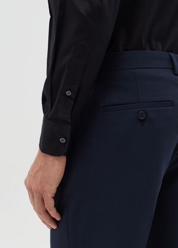 Ovs Camicia Regular Fit In Cotone Stretch