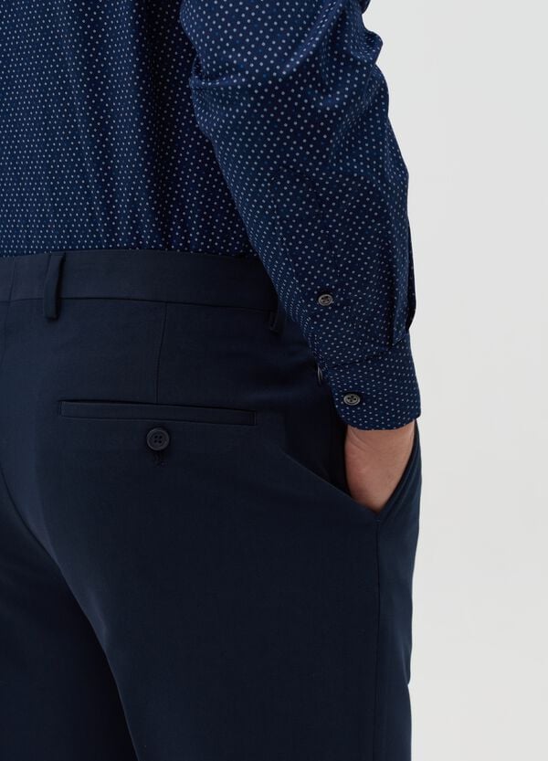 Ovs Camicia Regular Fit In Cotone Stretch