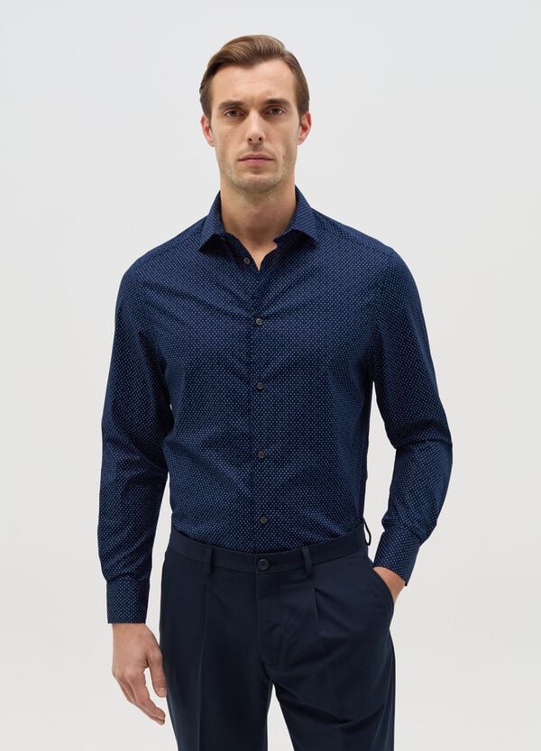 Ovs Camicia regular fit in cotone stretch