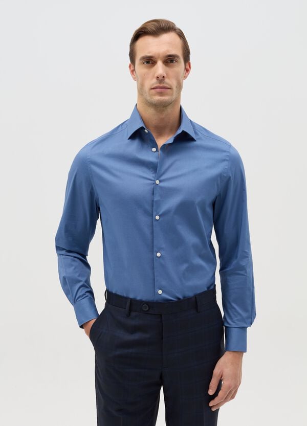 Ovs Camicia regular fit in cotone stretch