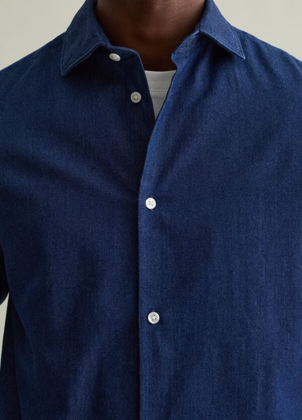Ovs Camicia Regular Fit In Denim